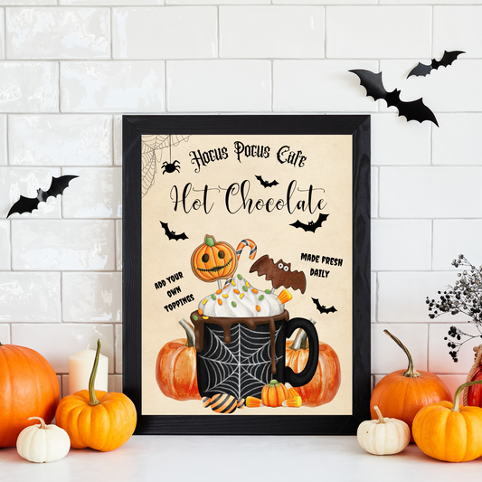 Halloween Hot Chocolate Decor