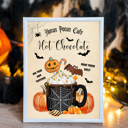 Halloween Hot Chocolate Decor