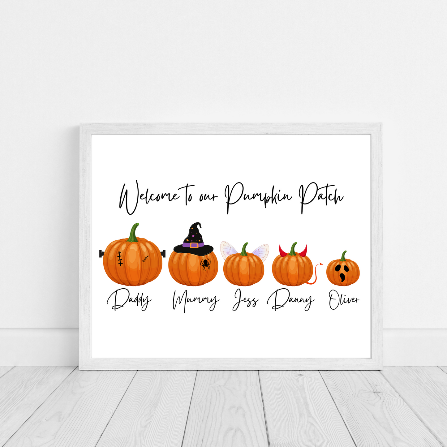 Family Pumpkin Print