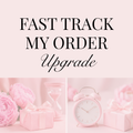 Priority processing upgrade for personalised orders. Orders moved to the front of our production queue and dispatched within 2 business days.